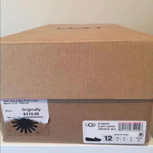 Ugg Australia fluffy loafers indoor/outdoor 12 NEW - Picture 8 of 8